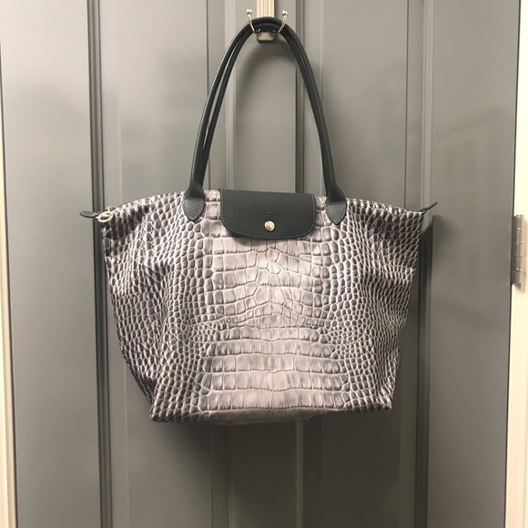 longchamp croc print